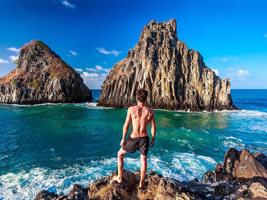 7-Hour Island Adventure: Fernando de Noronha Ilhatour - Baía dos Porcos: calm water and quieter, contemplative time