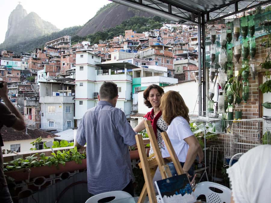 Favela Santa Marta: Walking Tour with local guide - Dona Marta arts and sports centers: projects you can actually point to