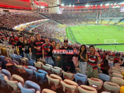 Flamengo Game Experience at the Maracanã Stadium - Copacabana meetup, then the pre-match bar scene