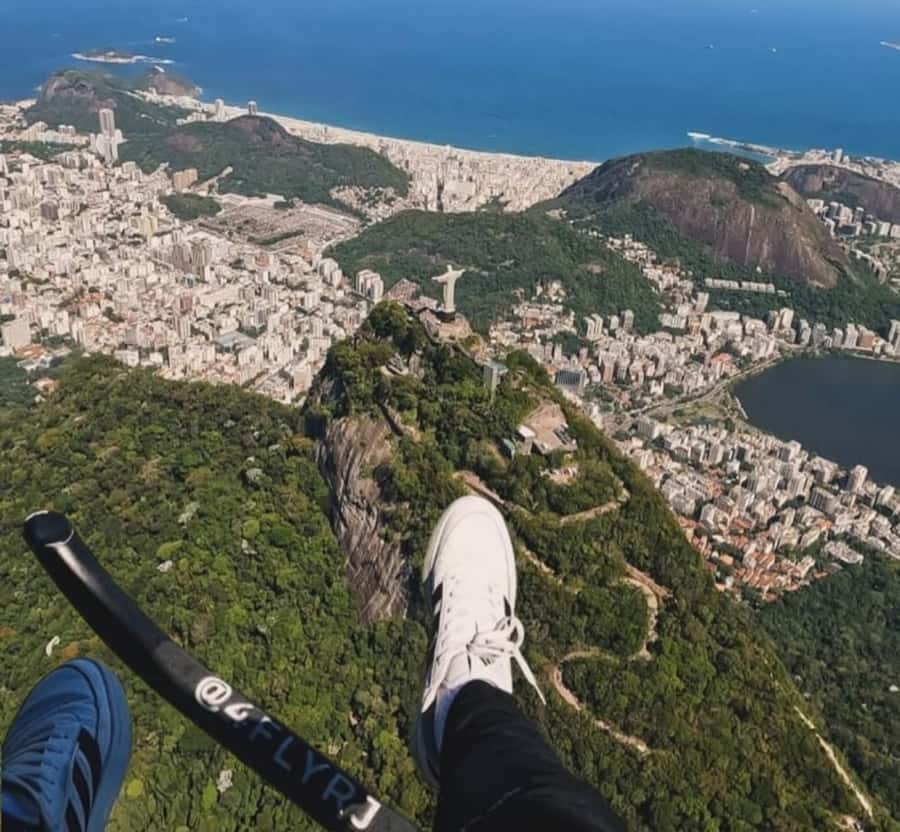 Helicopter flight no doors in Rio de Janeiro - The Route You’ll See: Barra, Leblon, Lagoon Views, Ipanema, Arpoador