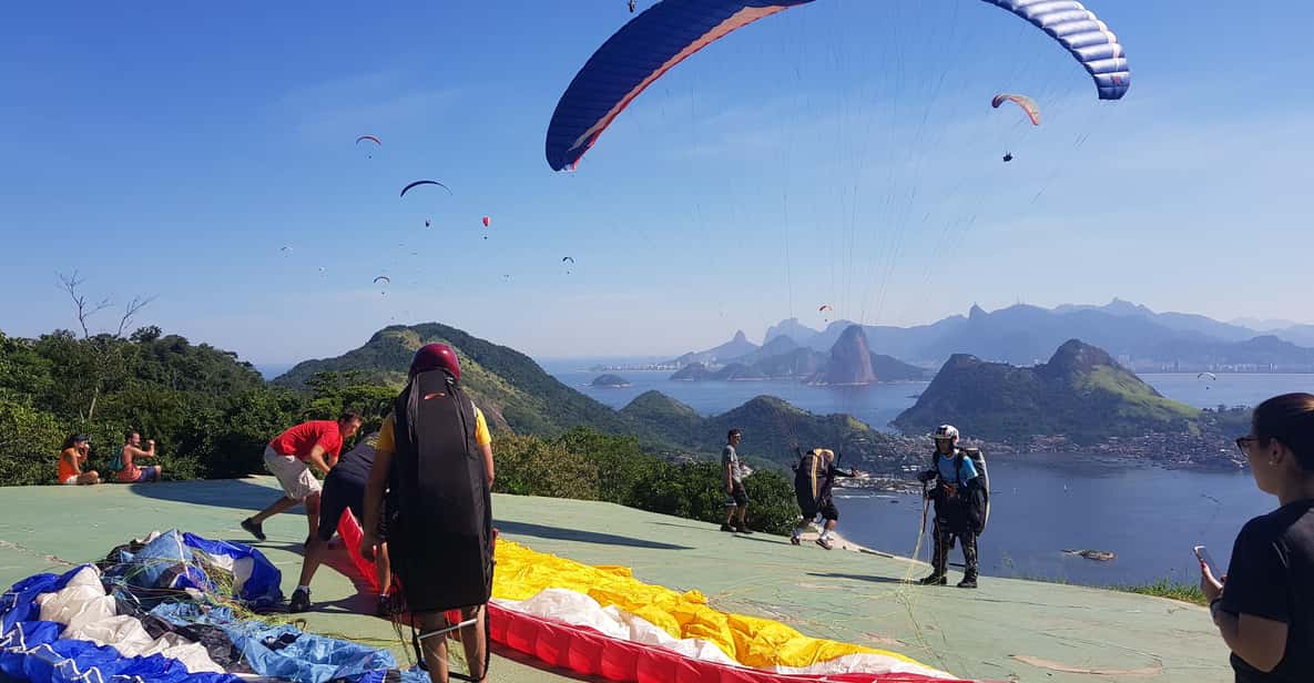 Niterói: Paragliding Experience with GoPro Photos and Video - Charitas Stop: A Short Break With a Change of Pace