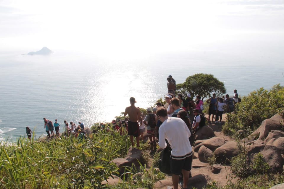 Rio de Janeiro: Pedra do Telégrafo Trail Hike and Ocean View - The view payoff: Praia do Perigoso, Praia do Meio, and Grumari