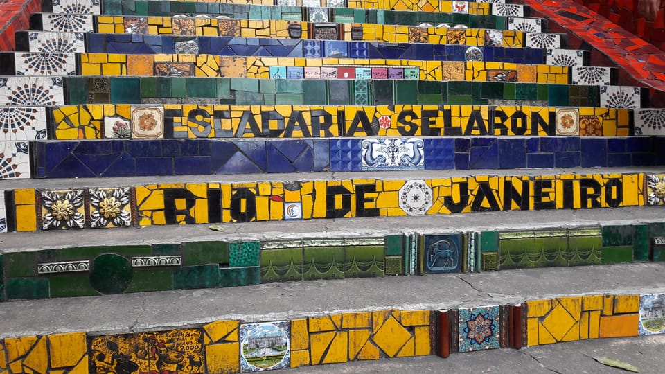 Rio de Janeiro: Private Day Tour with lunch - Selarón Steps: Art You Can Walk Up, Not Just Look At