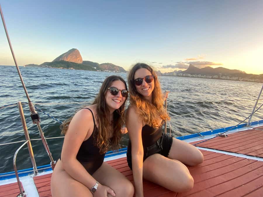 Rio de Janeiro: Sunset Sailboat Tour with Open Bar - Crew Vibe: Paola, Lohanny, Mariana, Carlos, Gabriel, and More