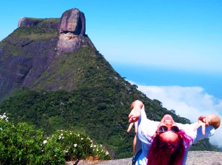 Rio: Pedra Bonita 4-Hour Hike with Free Flight Ramp Visit - Reaching the top of Pedra Bonita: what the viewpoint gives you