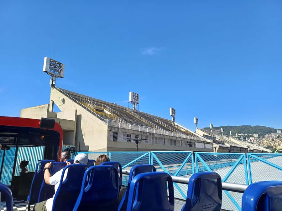 Rio Samba Bus: hop-on hop-off city tour in Rio de Janeiro - Lapa to Aquário and Sambódromo: the city gets weirder in a good way