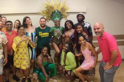 Samba Class in Copacabana - Shoes, Bare Feet, and Carnival Costume Moments