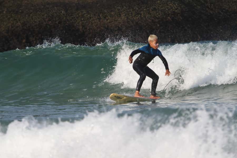 Surf lessons: in Arpoador in Ipanema. - Instructor quality: the coaching makes the difference